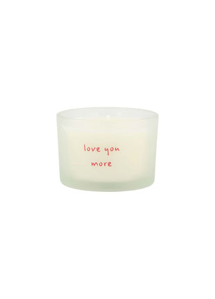 Geurkaars in wikkel - love you more - wit/rood - Lifestyle - In huis - Kaarsen - In een pot