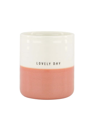 Geurkaars reactive glaze lovely day l roze (0503-234) - Lifestyle - Wonen - Kaarsen & Geurkaarsen - In een pot