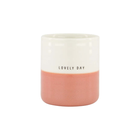 Geurkaars reactive glaze lovely day l roze (0503-234) - Lifestyle - Wonen - Kaarsen & Geurkaarsen - In een pot