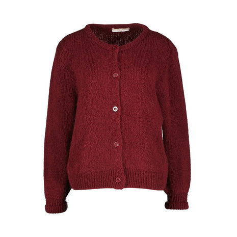 Gillet met knoopjes - Urbino B503 (bor) - Bordeaux / One size - Kleding - Truien en cardigans