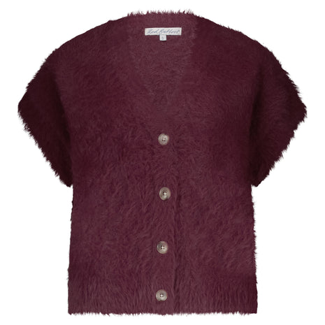 Gillet Sleeveless Fuzzy – Ruby SRB4672 Kleding Truien en cardigans