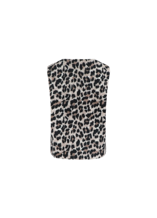 Gita gilet - 25WGC01 - Sand/Black - Kleding - Truien en cardigans