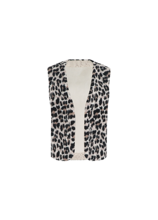 Gita gilet - 25WGC01 - Sand/Black - Kleding - Truien en cardigans