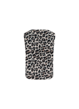 Gita gilet - 25WGC01 - Sand/Black - Kleding - Truien en cardigans