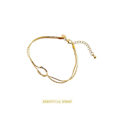 Armbandje - Fine Knotted Bracelet - 14K