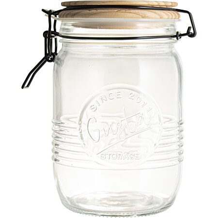 Glazen voorraadpot OF 1L - Lifestyle - Koken & Tafelen - Servies - Voorraadpotten