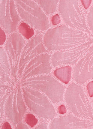 Blouse raglan embroidery anglaise - SP26.28026 - Romance Rose by Esqualo