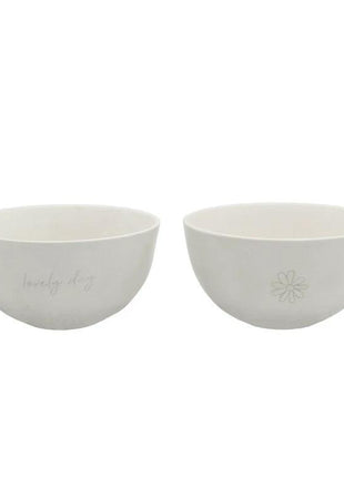 Bowls Daisy - Lovely Day, set of 2 - LFF_26027 by Leeff