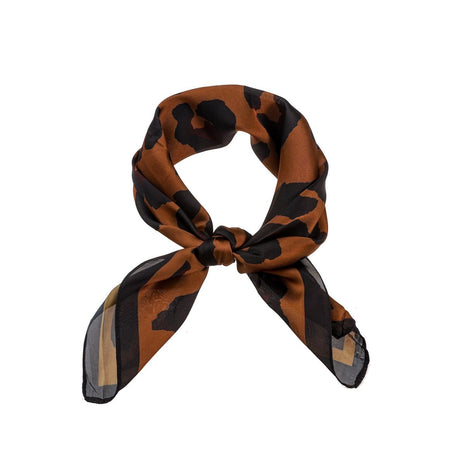 Leopard Scarf - Brown + Toffee