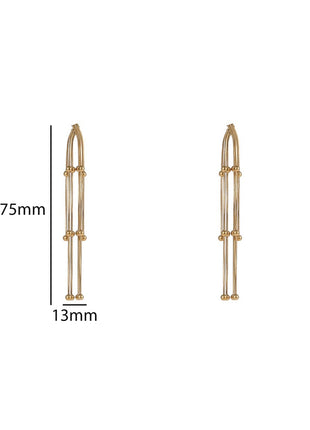Oordellen -  Waterfall Dangle - 14K