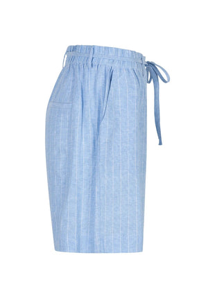 Short - Cami - Linen/Visco Pinstripe - SRB4914 by Red Button