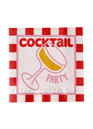 Paper Napkins Cocktail Party 20pack - 148-01680 by Atelier Pistache
