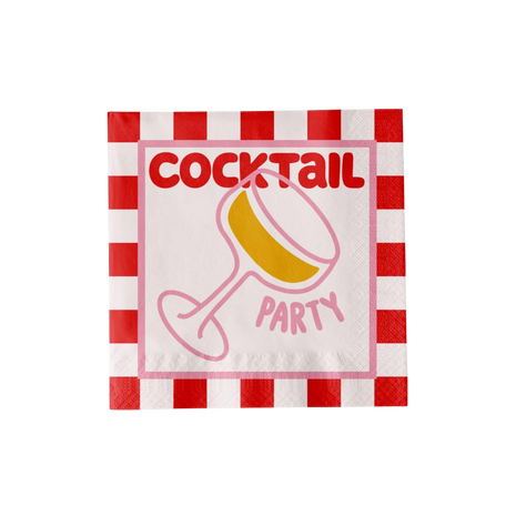 Paper Napkins Cocktail Party 20pack - 148-01680 by Atelier Pistache