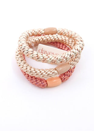 Haarrekker - Hair Tie 3-pack - Coral Mix - Modeaccessoires - Haarspelden