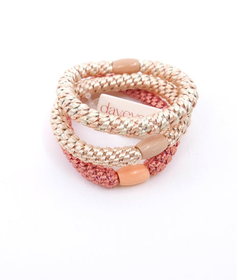Haarrekker - Hair Tie 3-pack - Coral Mix - Modeaccessoires - Haarspelden