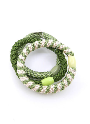Haarrekker - Hair Tie 3-pack - Green Mix - Modeaccessoires - Haarspelden