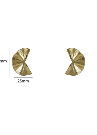 Half Lily Stud - 14K - Modeaccessoires - Juwelen - Oorbellen