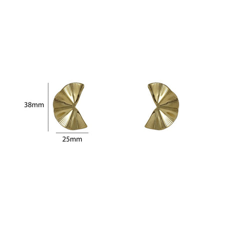 Half Lily Stud - 14K - Modeaccessoires - Juwelen - Oorbellen