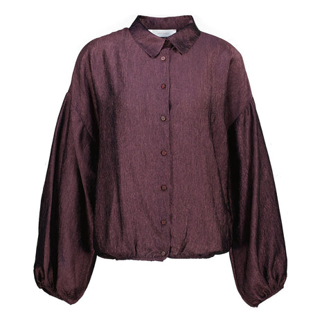 Bluse - New Faustine (aubergine)