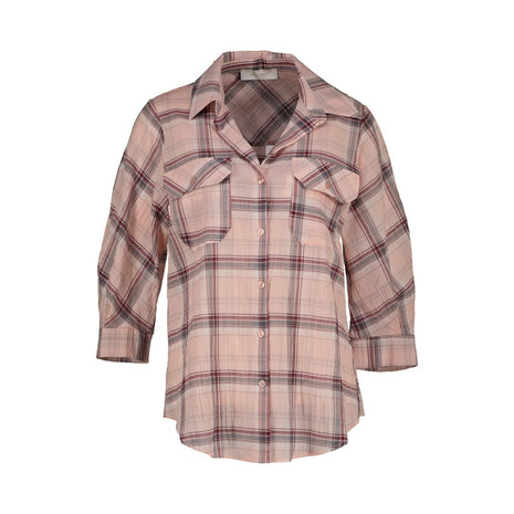 Asticar B502 - Nude/Bordeaux - Kleding - Blouses