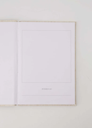 Herinneringenboekje linnen/goud Baby & Peuter Boeken
