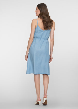 Jurk met spaghetti bandjes - 67390-21