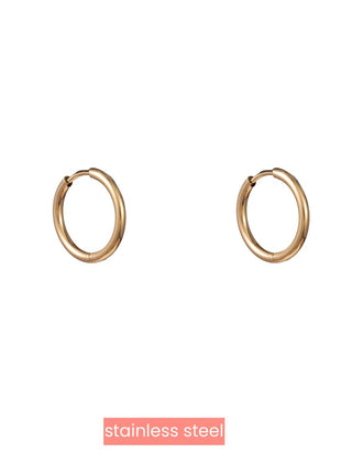 Hoop 2 x 15 mm - 14K - Modeaccessoires - Juwelen - Oorbellen