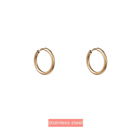 Hoop 2 x 15 mm - 14K - Modeaccessoires - Juwelen - Oorbellen