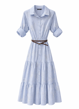 Kleedje - Sangro A614 (light sky) by Just Women