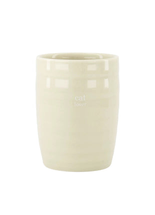 Koffiemok cat lover - zand/bruin by Zusss