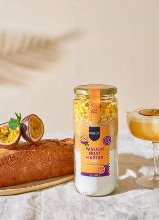 Pineut Cake | jar | Passionfruit Martini cake by Pineut