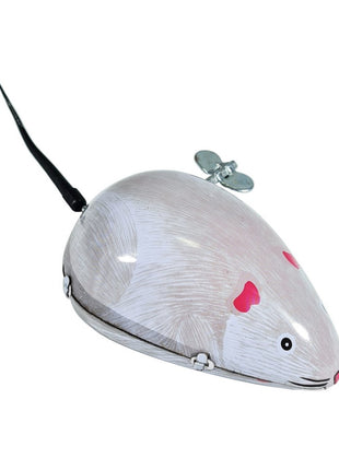 Muis met wiebelstaart, grijs, Gemaakt in China