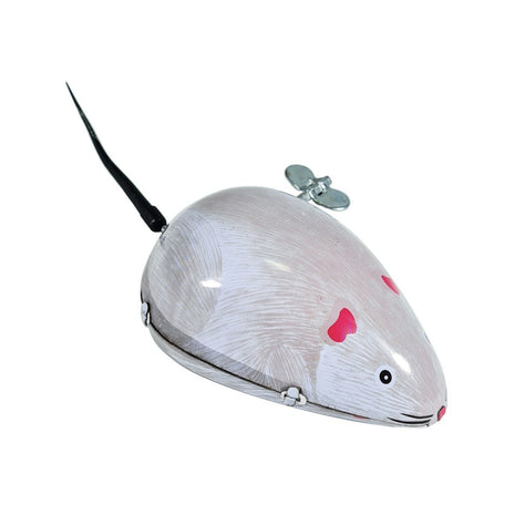 Muis met wiebelstaart, grijs, Gemaakt in China