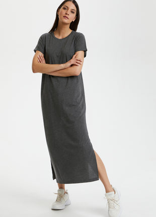 Robe - KAcelina - 10551884 - Gris Foncé Chiné