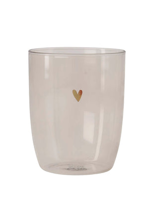 Drinkglas hartje - zand by Zusss