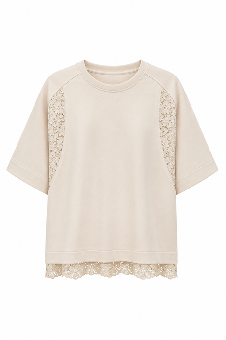 Sweater - Agreale - B609 - Gesso