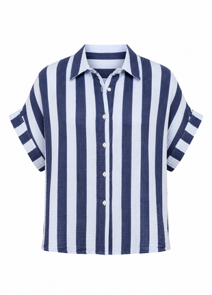 Blouse met streep (m/b)