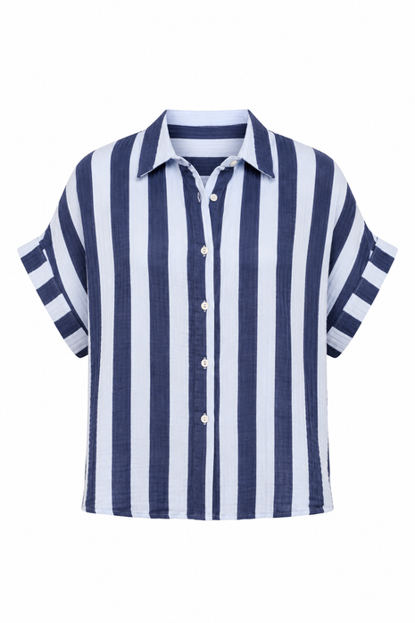 Blouse met streep (m/b)