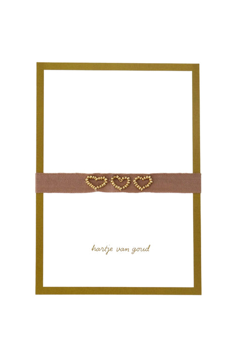 Ansichtkaart - armbandje hartje van goud by Zusss