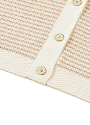 Gilet - Krista -L-13-O – Light beige