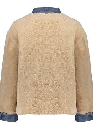 Jas denim & teddy 58551 16 (camel) Kleding Jassen