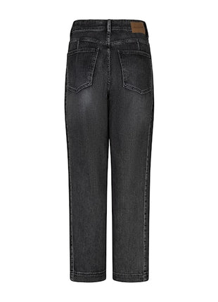 Jeans - Caitlina side patch herringbone - SRB5053 - Grey used