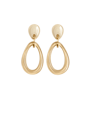 Oorbellen - Champagne Drop by Charlotte Marie Jewelry