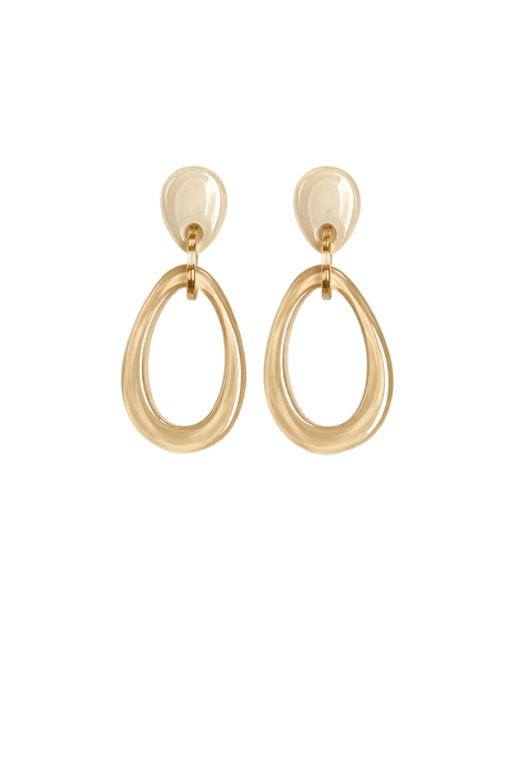 Oorbellen - Champagne Drop by Charlotte Marie Jewelry