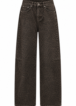 Jeans - Barrel - Leopard