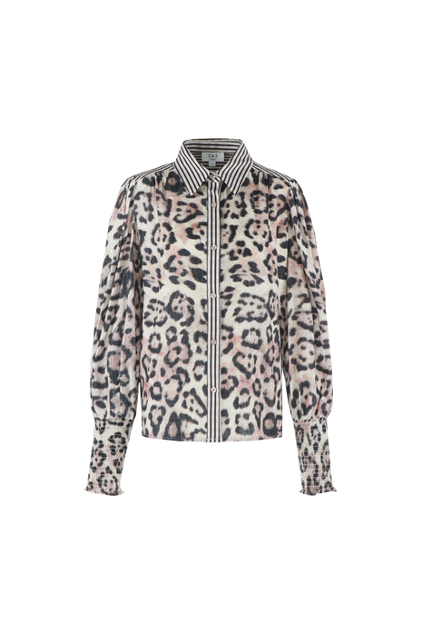 Joanne blouse - 25WBC12 - Bronze/Black - Kleding - Blouses