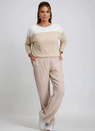 Trui - 842186 – Beige ecru by Signe Nature