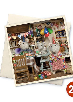 Kaartenset - Feest - Baby & Peuter - Muizenhuis - Papierwaren