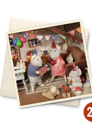 Kaartenset - Feest - Baby & Peuter - Muizenhuis - Papierwaren