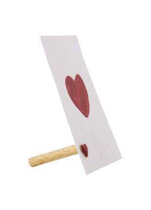 Kaartenstandaard magneet - hartje - rood - Cadeau’s & Lifestyle - Woonkamer - Woonaccessoires